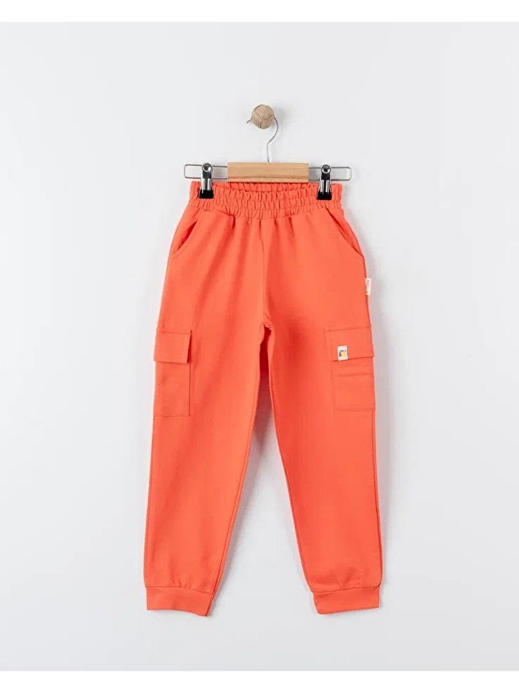 Mercan Unisex %100 Pamuk Oversize Kargo Cepli Pantolon