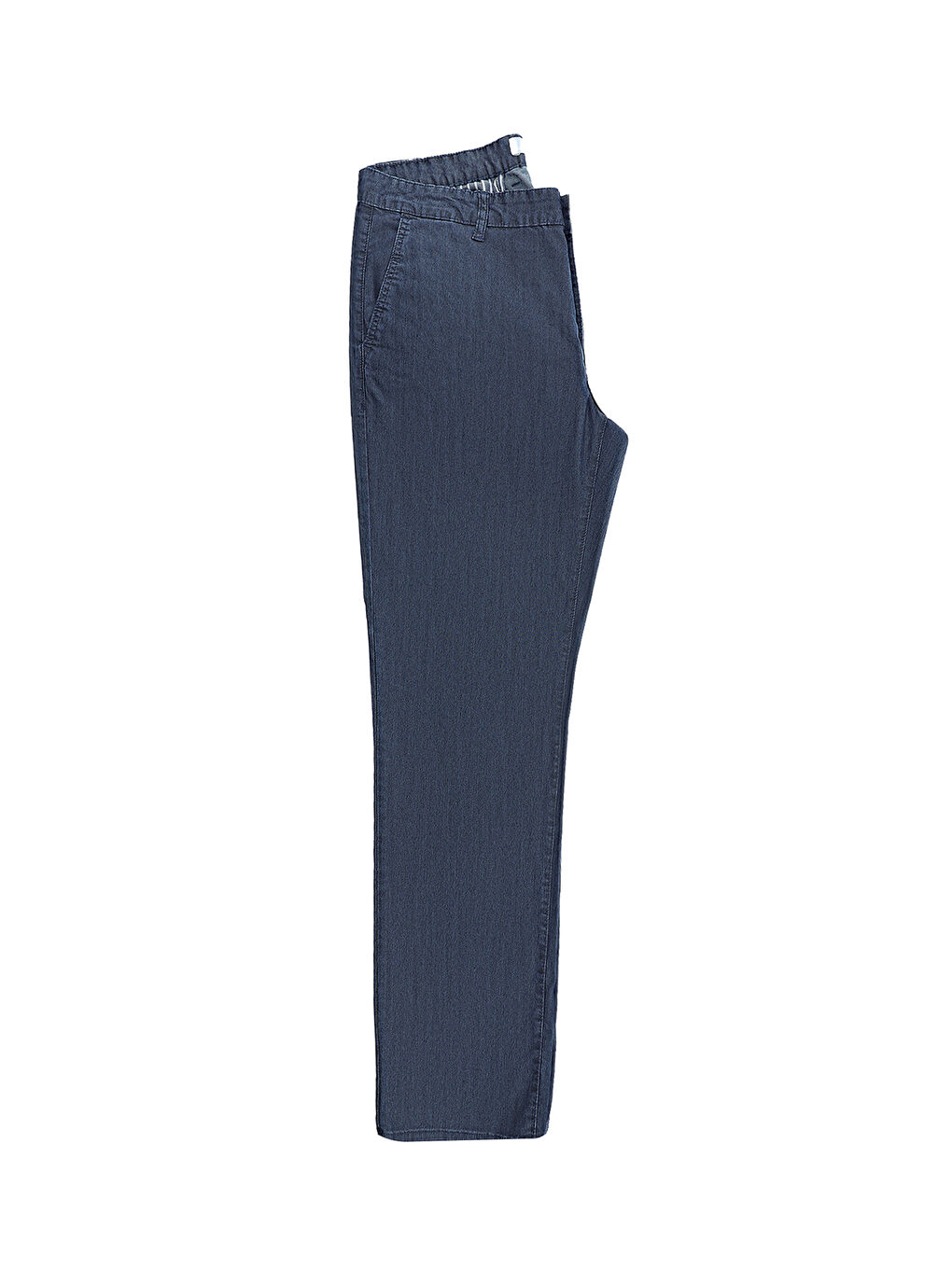 Lacivert Relax Fit Rahat Kesim Denim Look Jean Pantolon-2