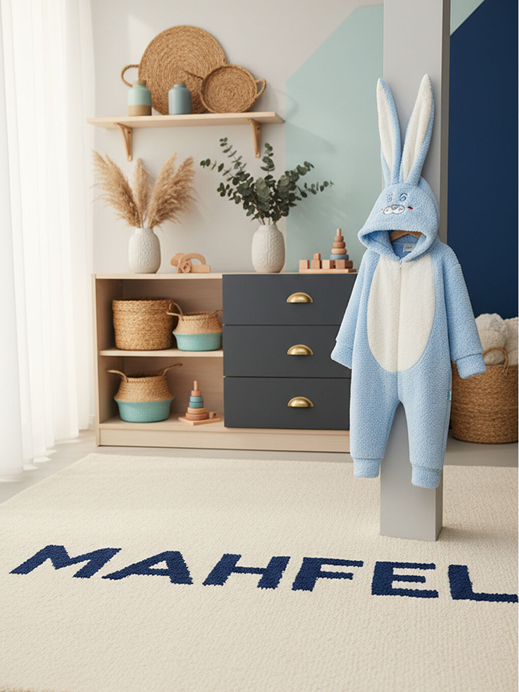 Welsoft Mavi Desenli Kışlık  Uyku Tulumu 1–6 Yaş-3