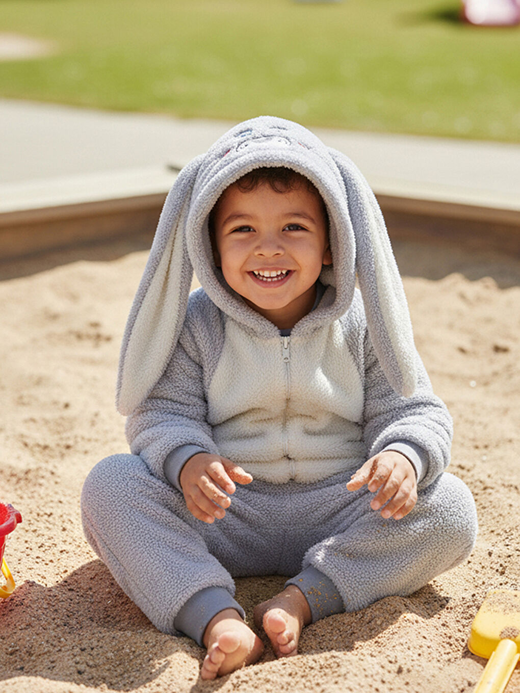 Welsoft Gri Desenli Kışlık  Uyku Tulumu 1–6 Yaş-4