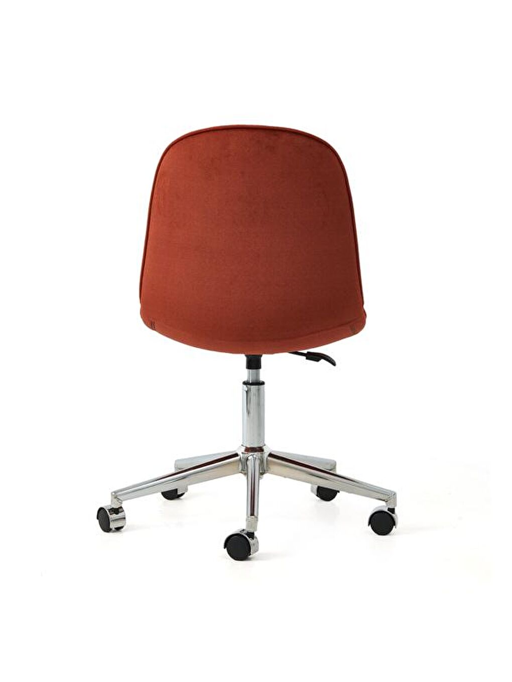 Kareli Çalışma Sandalyesi - Turuncu-1