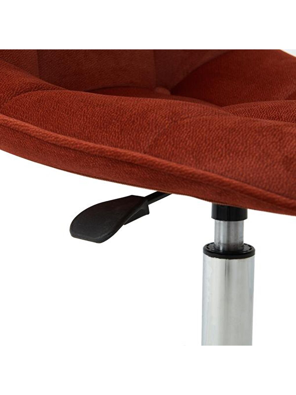 Kareli Çalışma Sandalyesi - Turuncu-7