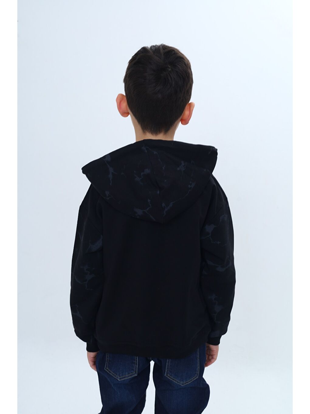 Siyah Erkek Çocuk Great 98 Wiew Yazı Baskılı Sweatshirt-4