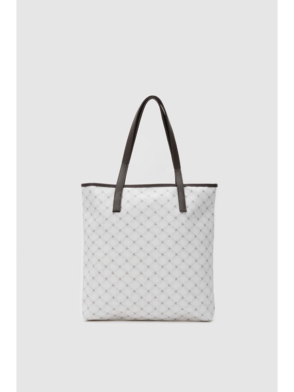 Samba Jakarlı Omuz Çantası Beyaz