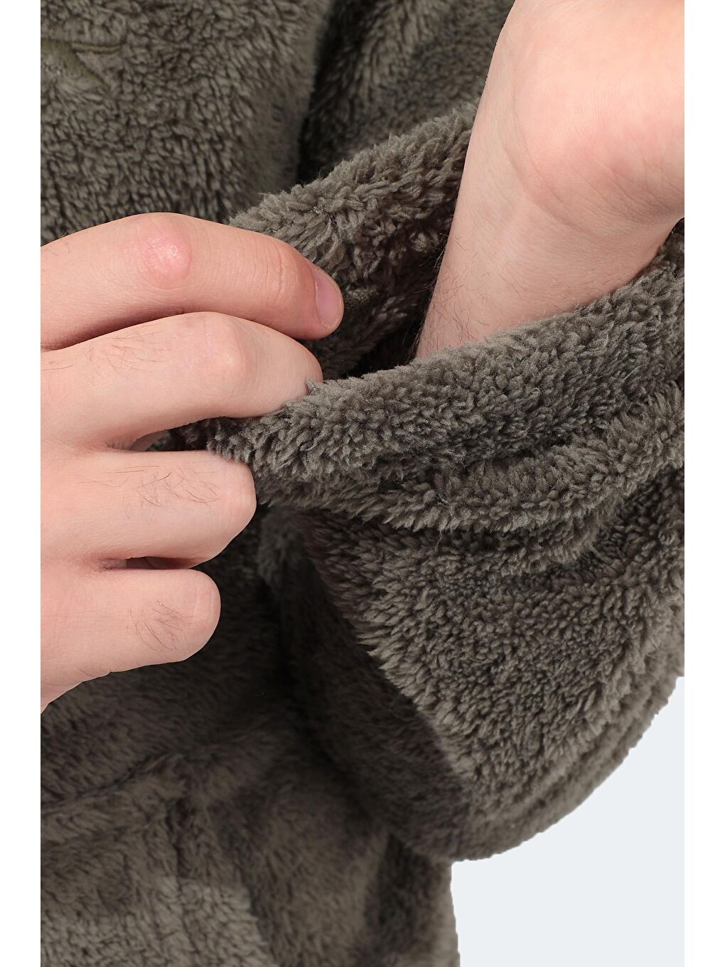 SALMA I Erkek Polar Haki-4