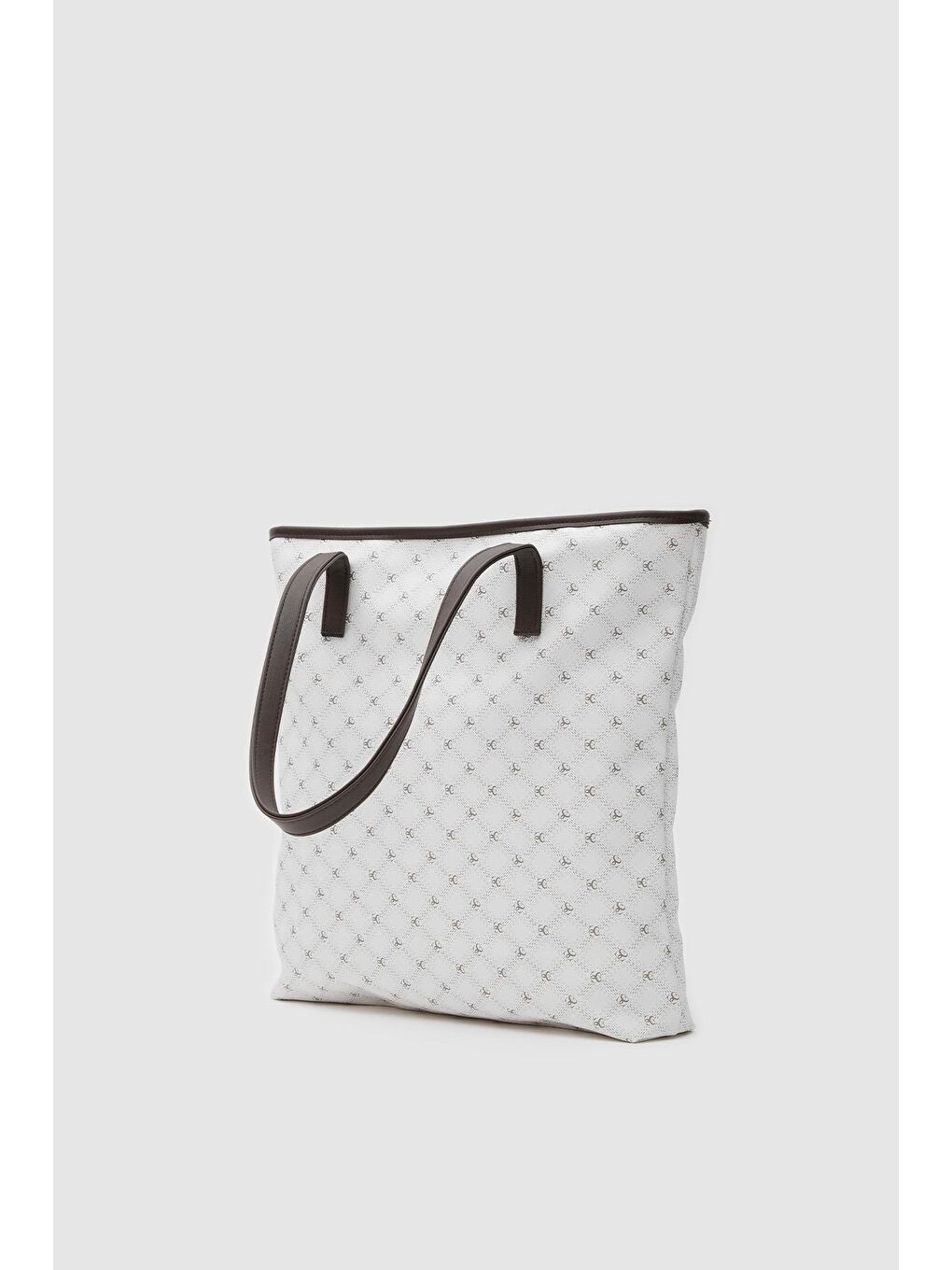 Samba Jakarlı Omuz Çantası Beyaz-2