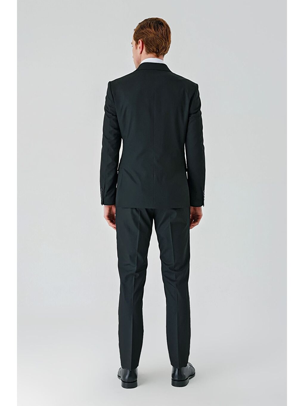 İMZA Siyah Kırlangıç Yaka Kruvaze 6 Drop Casual Takım Elbise 1001240266 - 8