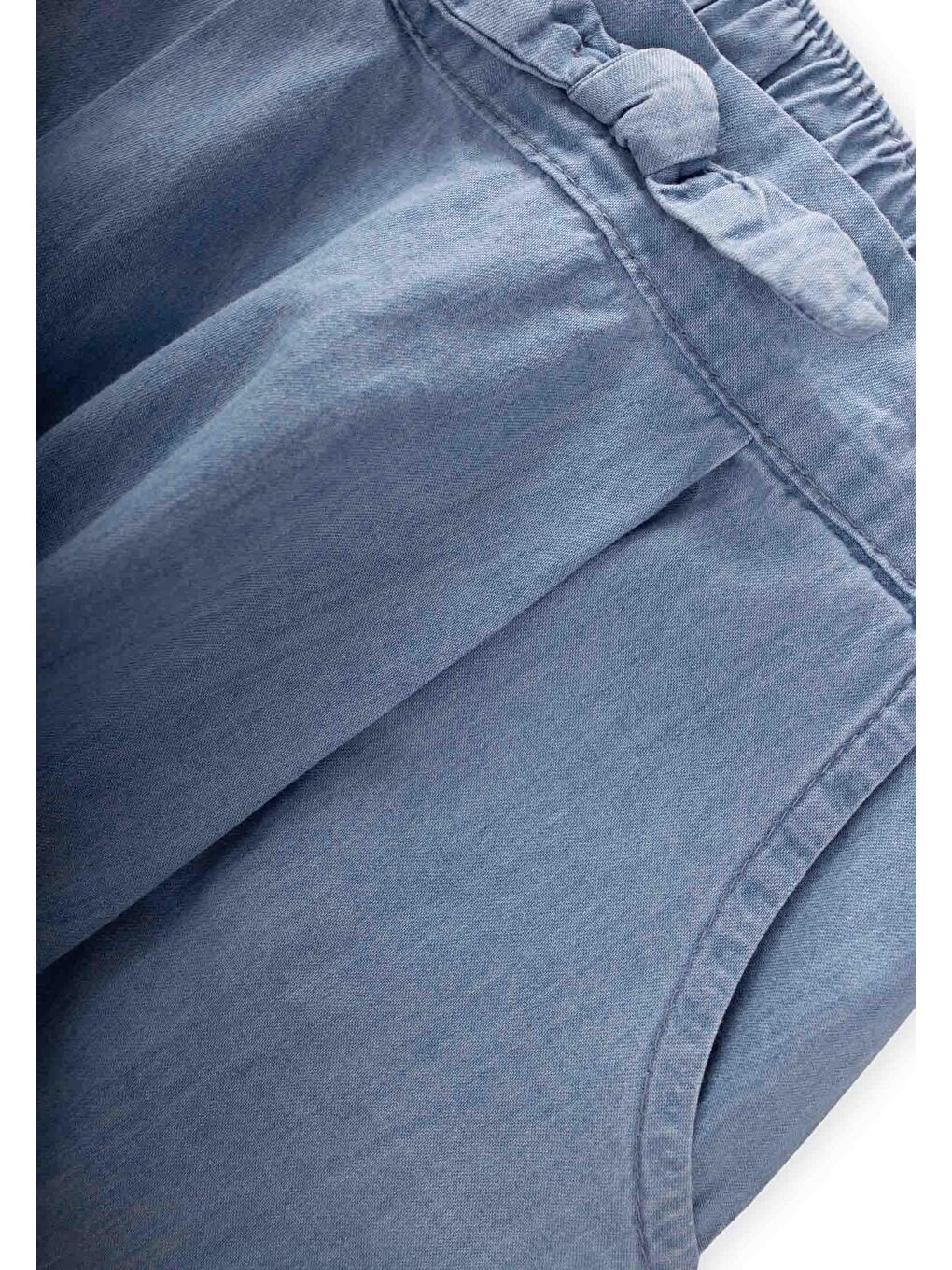 Mavi Kız Çocuk Jean Pantolon-2