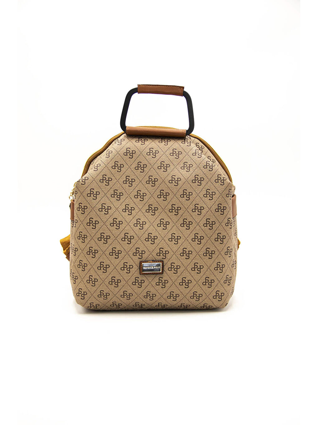 Bej Kadın 771-43299 SIRT ÇANTASI M178 KOYU BEJ-MAT TABA-1