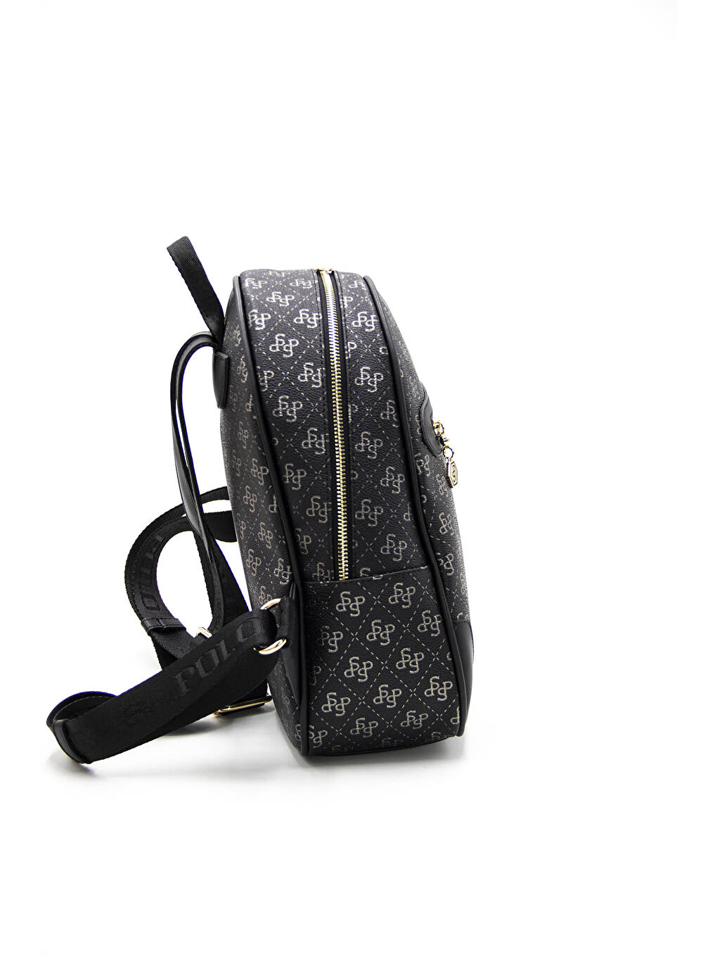 Kadın Sırt Çantası 1063-43229 M178 Siyah Platin-Mat Siyah-2