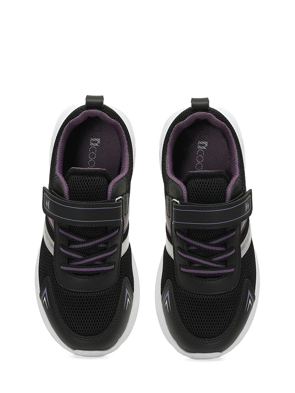 Mor PALK F 4FX Siyah Kız Çocuk Spor Ayakkabı-3