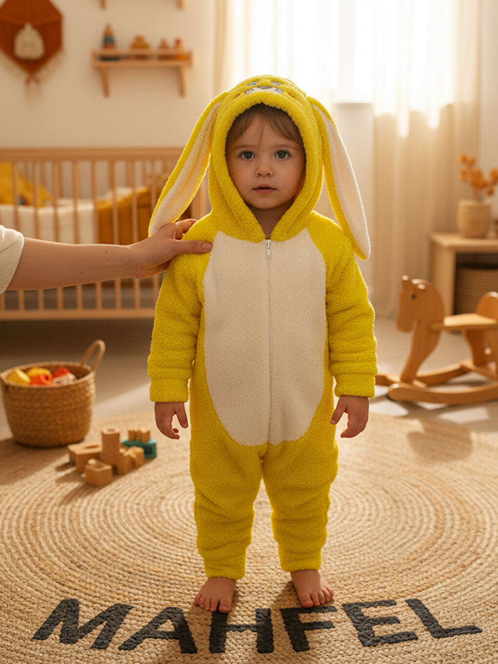 Welsoft Sarı Desenli Kışlık  Uyku Tulumu 1–6 Yaş-3