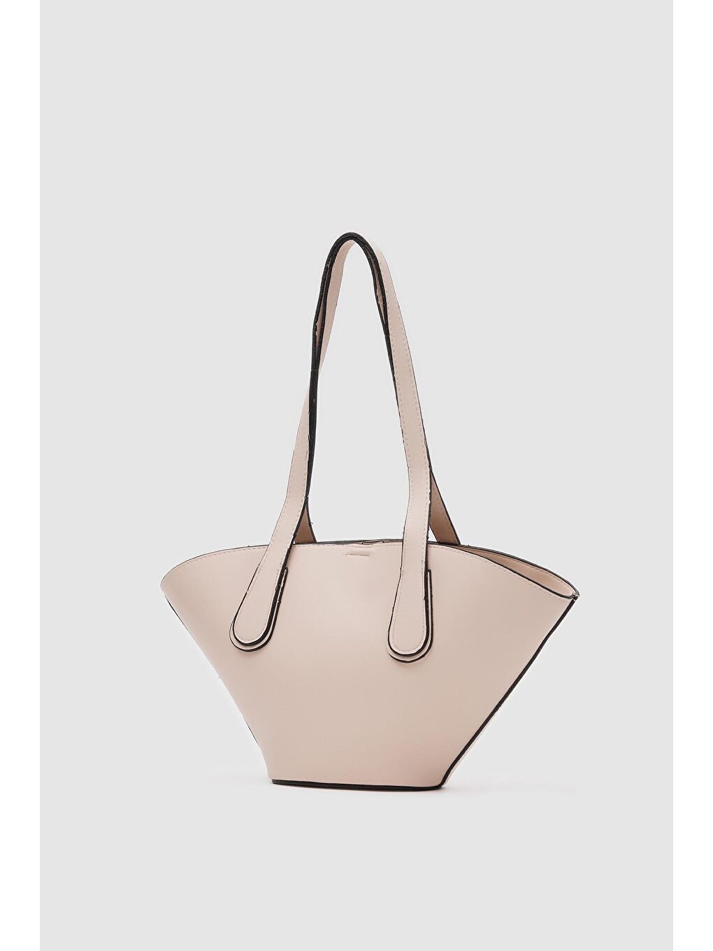 Ekru Marta Omuz Çantası Krem-1