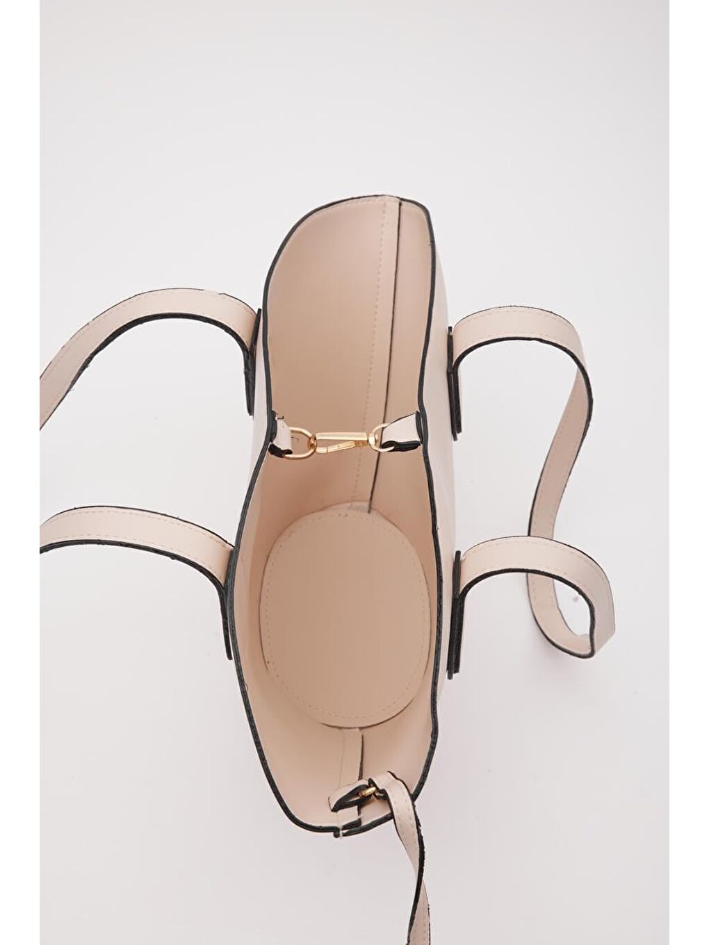 Ekru Marta Omuz Çantası Krem-3