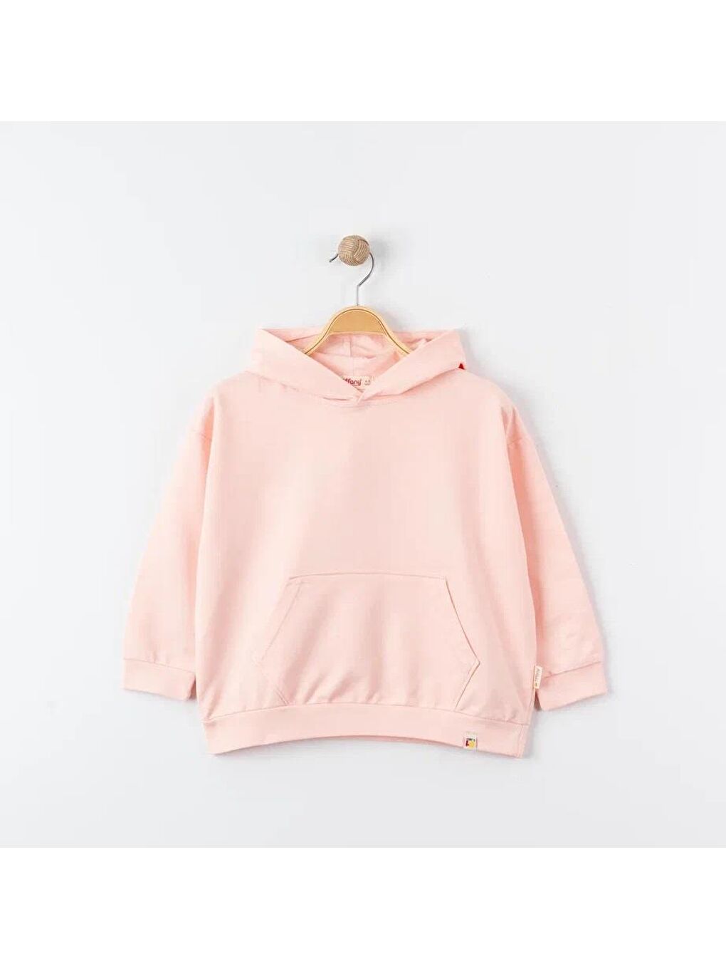 Pembe Oversıze Eşofman Theme Kapüşonlu Sweatshırt