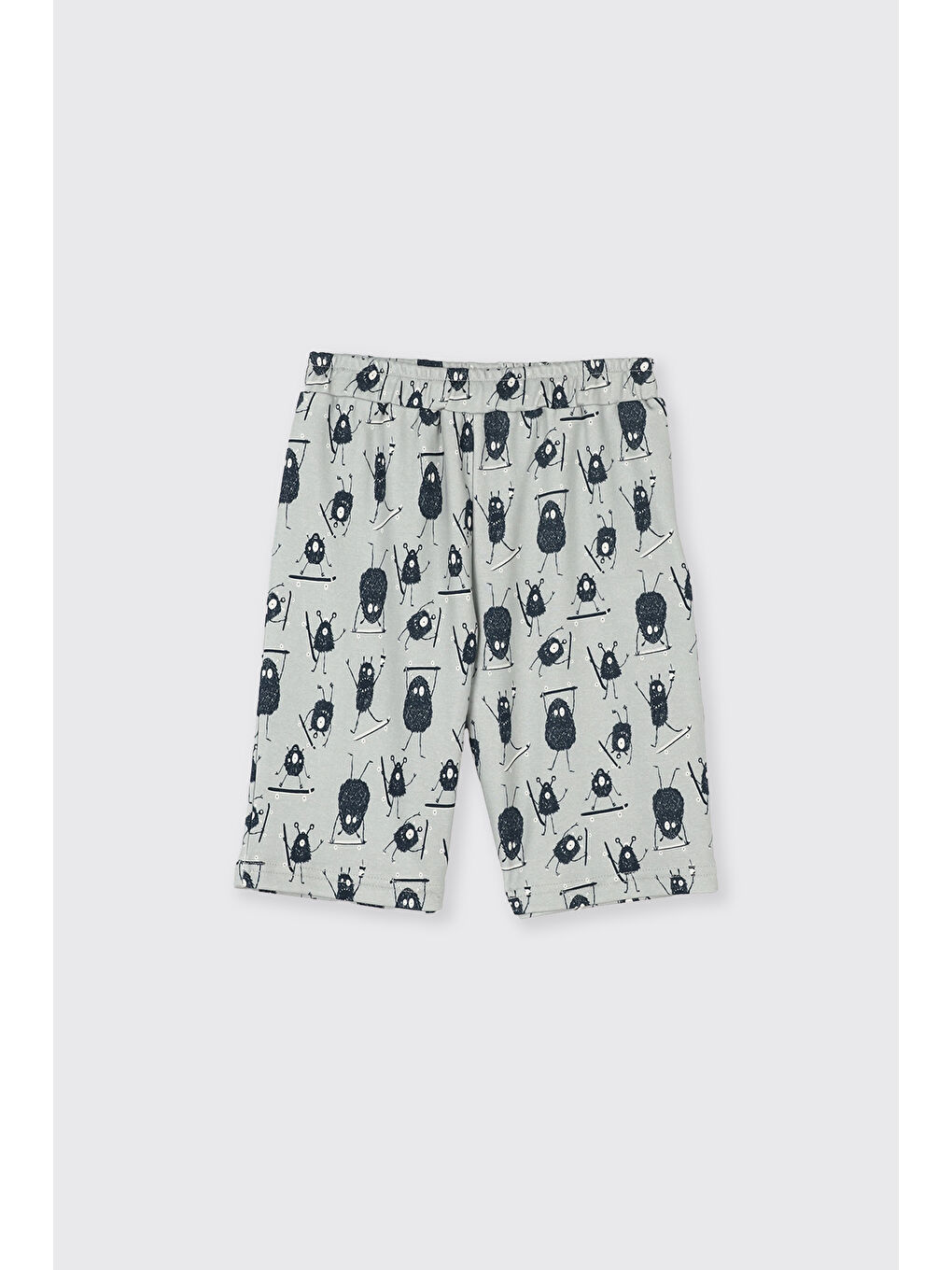 Erkek Çocuk Baskılı Yeşil Pijama Takımı-2