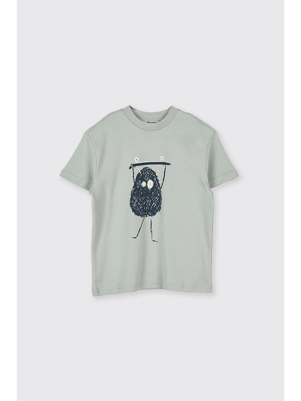 Erkek Çocuk Baskılı Yeşil Pijama Takımı-3