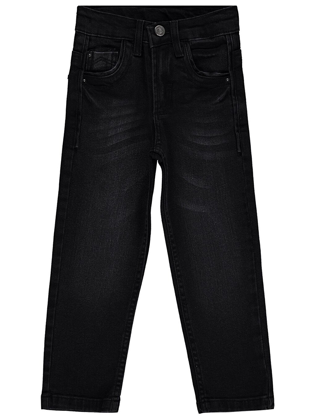 Gri Boys Basic Çizgili 6-9 Yaş Pantolon Jean