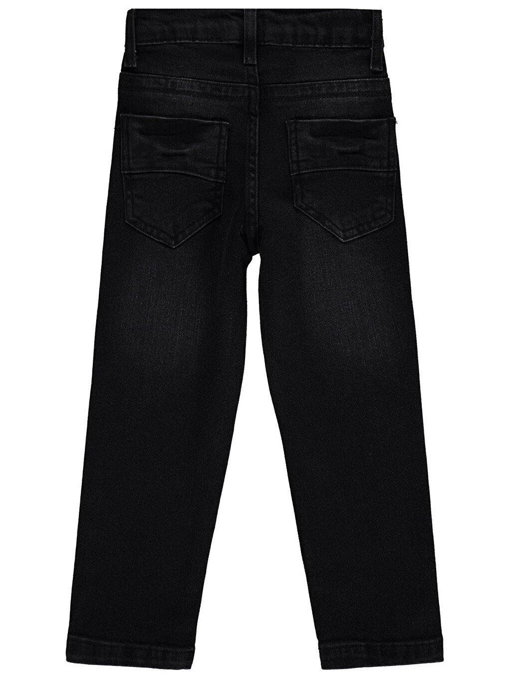 Gri Boys Basic Çizgili 6-9 Yaş Pantolon Jean-1