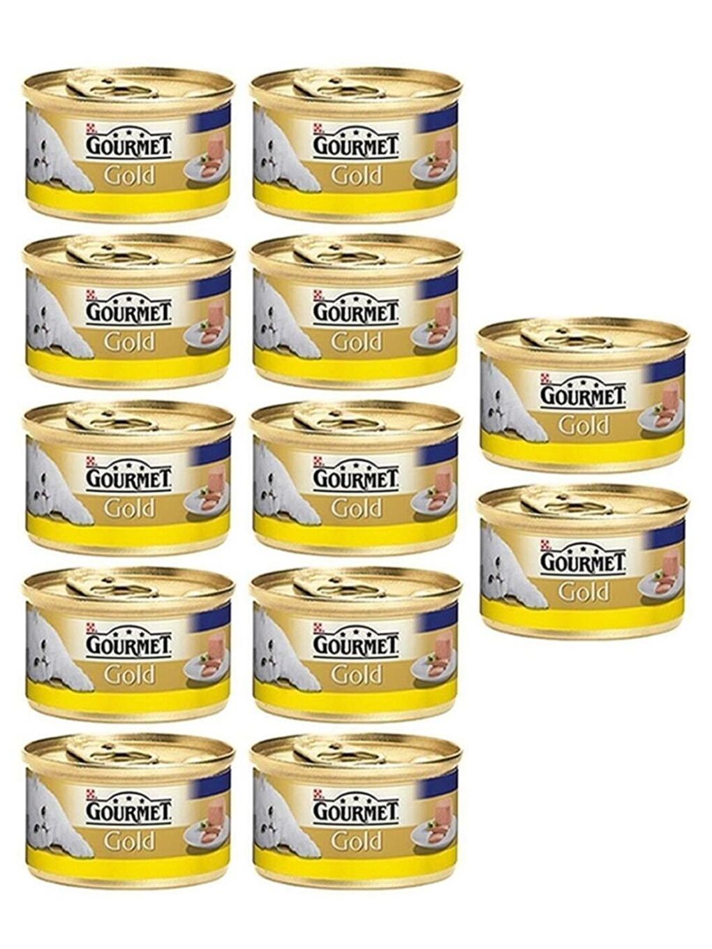 Gourmet Gold Kıyılmış Tavuklu Kedi Konservesi 85 gr x 12 Adet