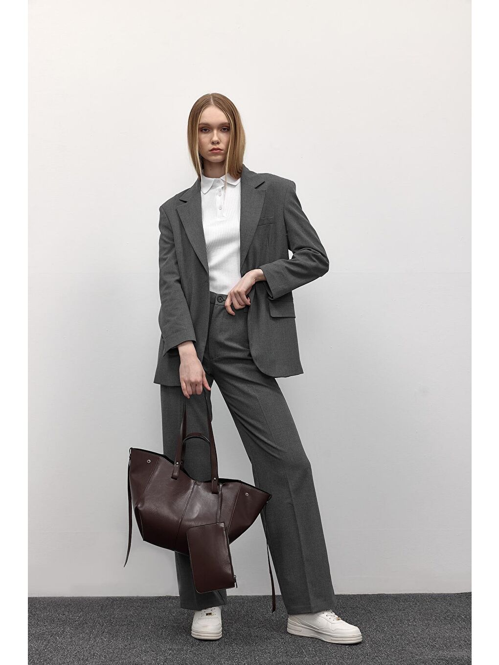 Kahverengi Champ City Omuz Çantası Acı Kahve-3