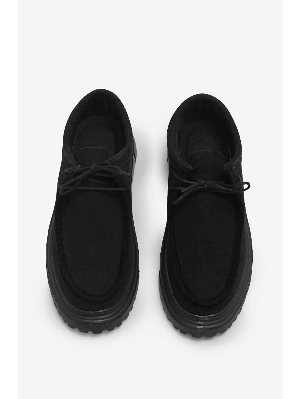 Bordo Erkek Siyah Süet Rahat Kalıp Erkek Klasik Ayakkabı