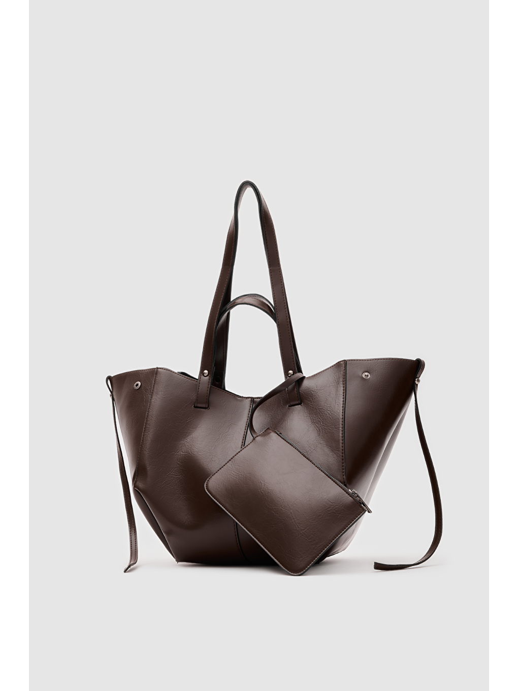 Kahverengi Champ City Omuz Çantası Acı Kahve-4