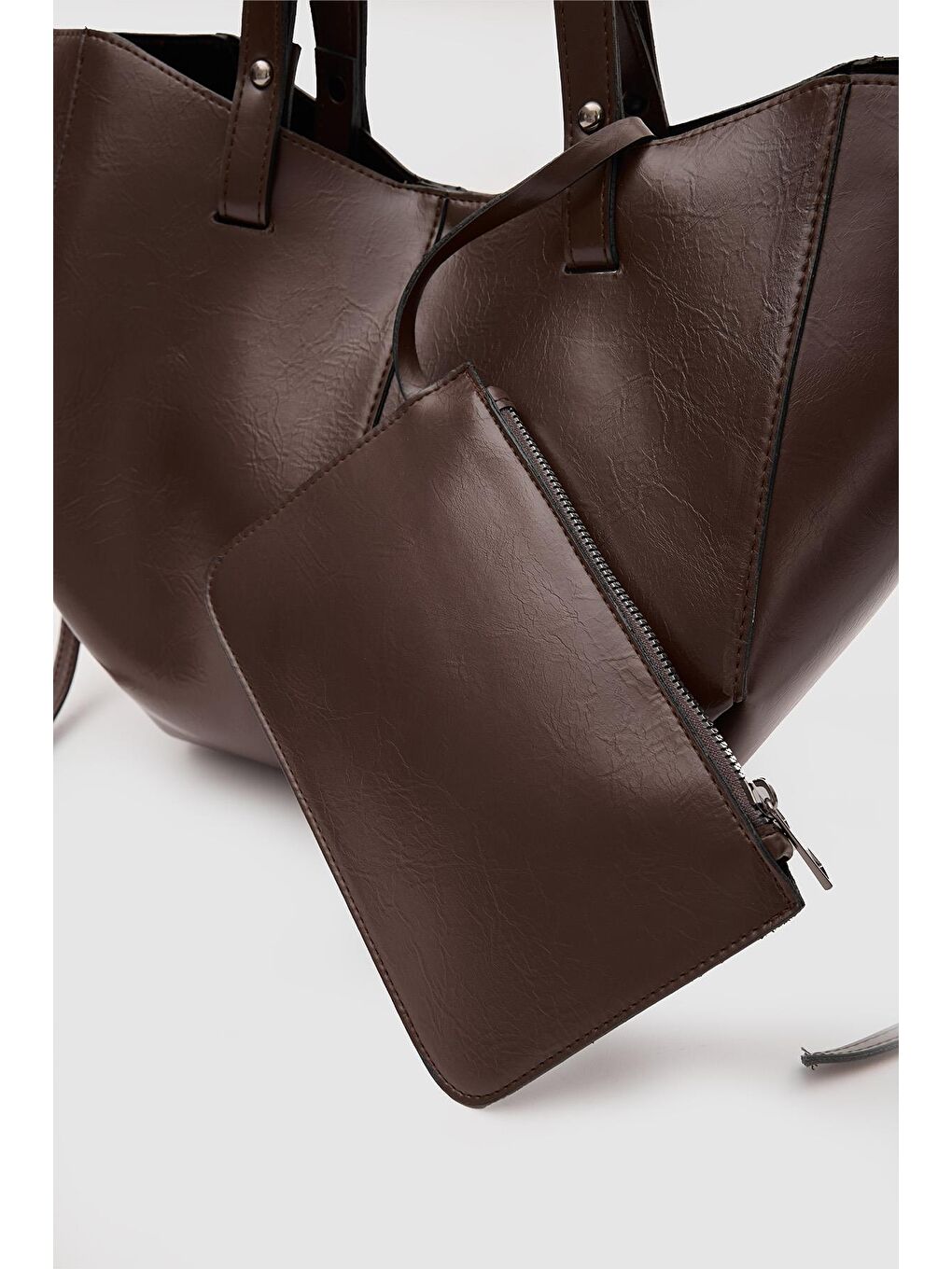 Kahverengi Champ City Omuz Çantası Acı Kahve-8