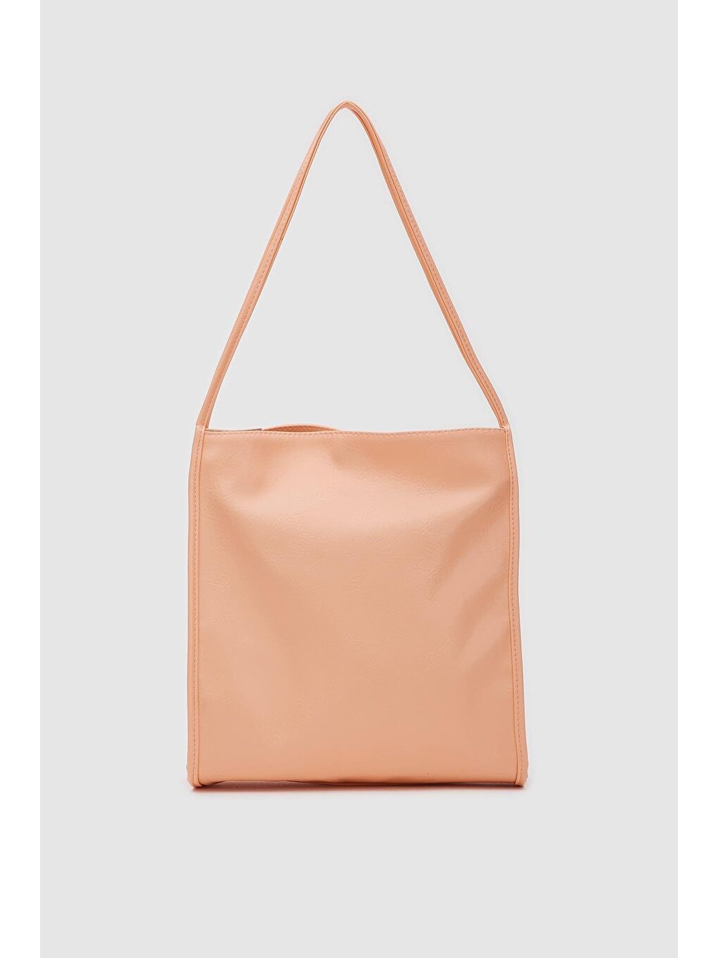 Pembe Miguel Vintage Omuz Çantası Somon