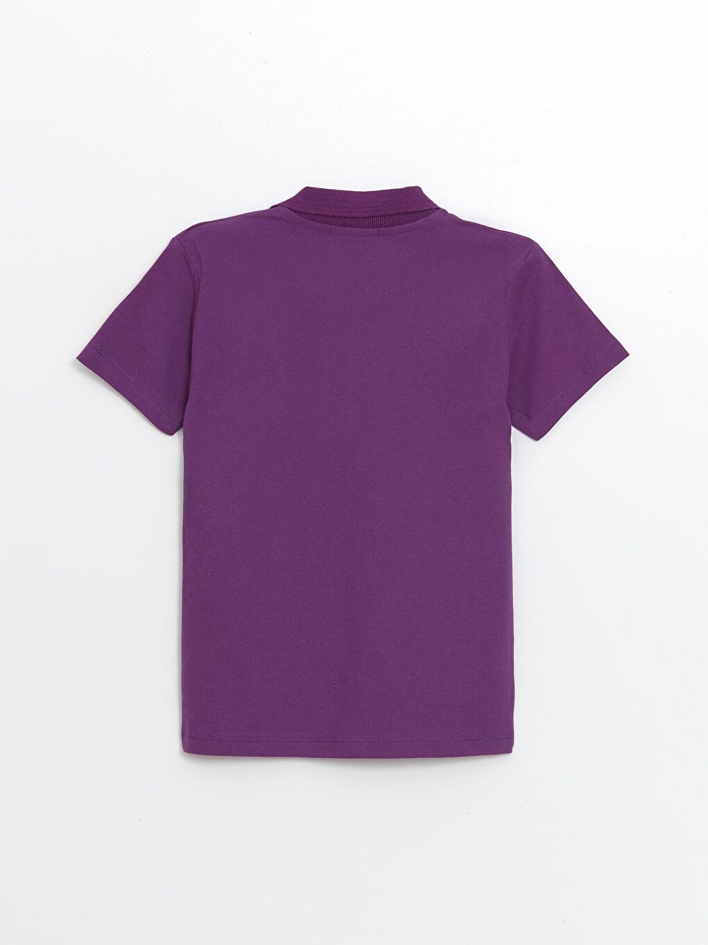 Mor Kids Polo Yaka Basic Kısa Kollu Erkek Çocuk Tişört-3