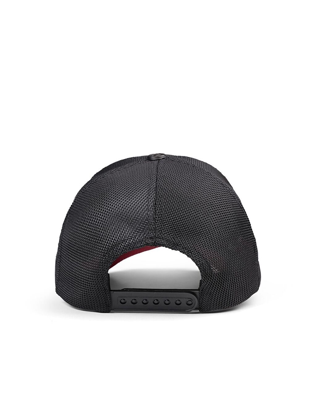 Different Wrong Logolu Kırmızı-Siyah Trucker Şapka-4