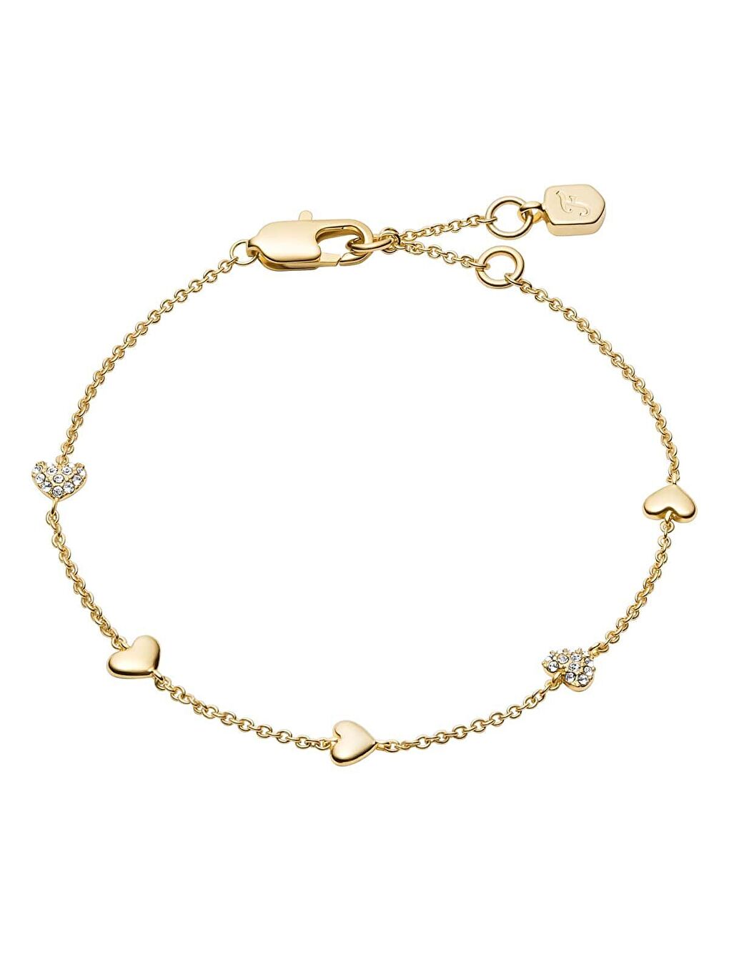 Sarı JA7299-710 Kalpli Kadın Bileklik