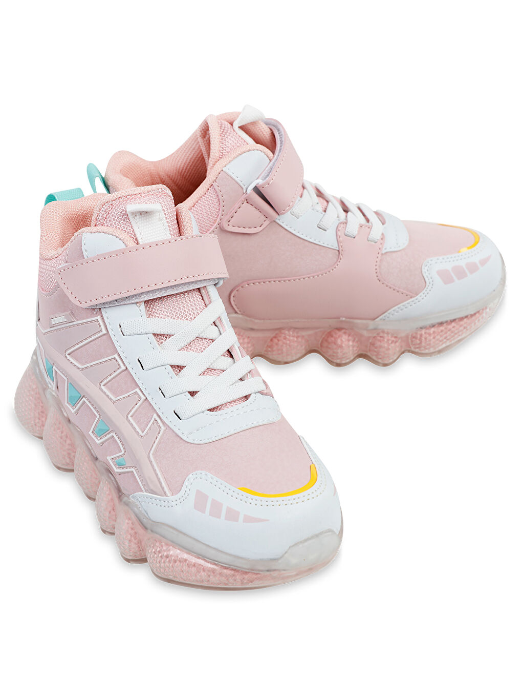 Pembe Boots Kız Çocuk Fred Uzun Bot 31-35 Numara Pudra-4