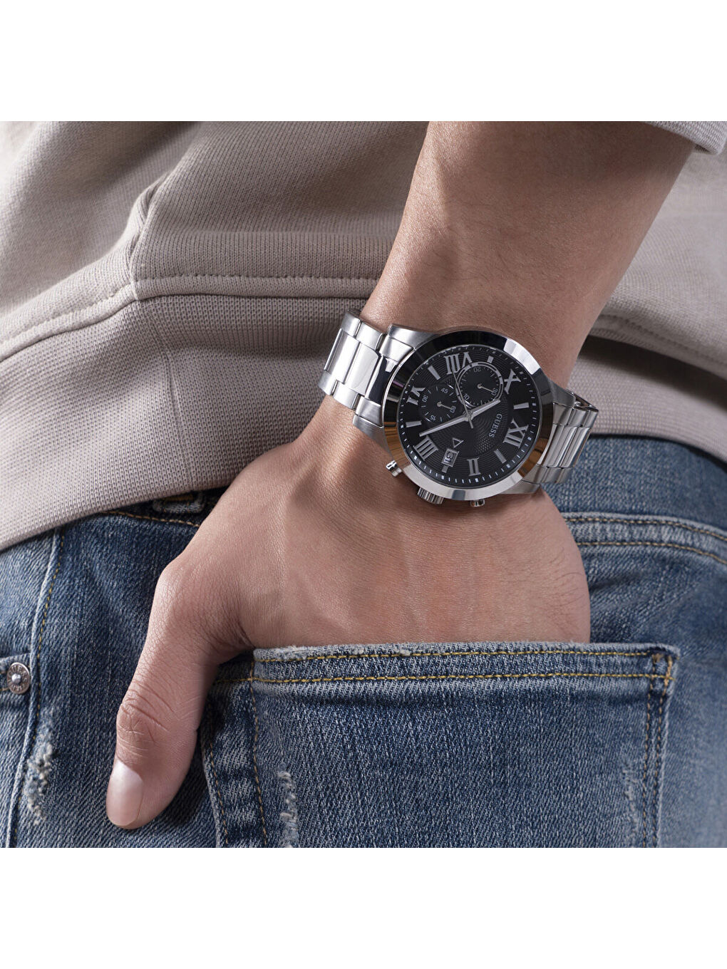 Gri GUW0668G3 Erkek Kol Saati-3