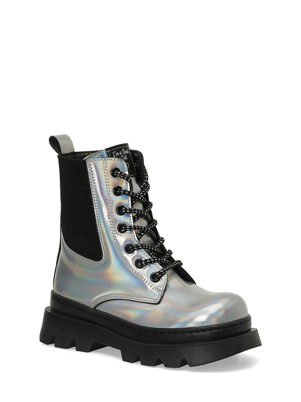 Gri TORCIA 4PR Gümüş Kız Çocuk Sneaker Bot-1