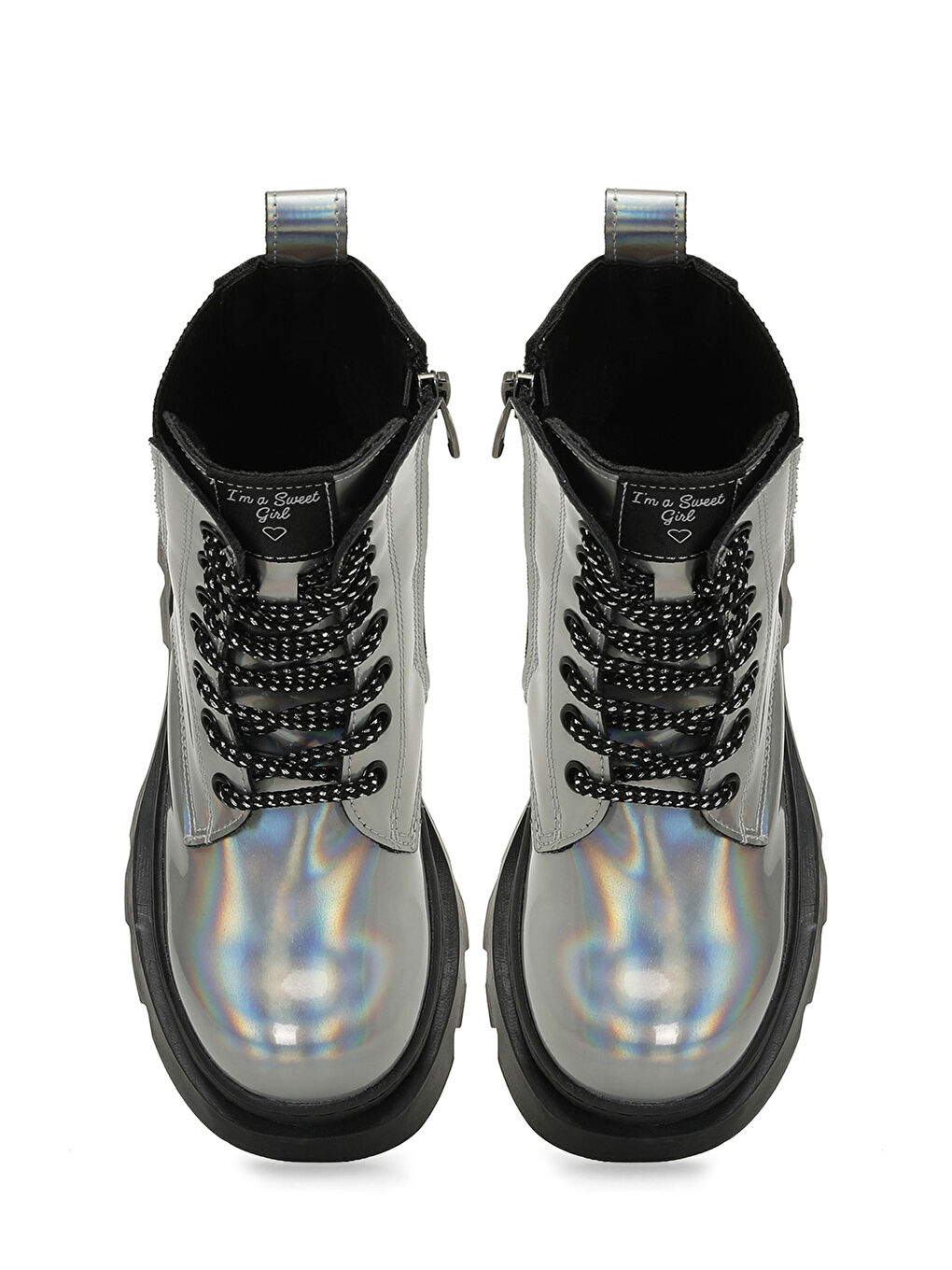 Gri TORCIA 4PR Gümüş Kız Çocuk Sneaker Bot-3