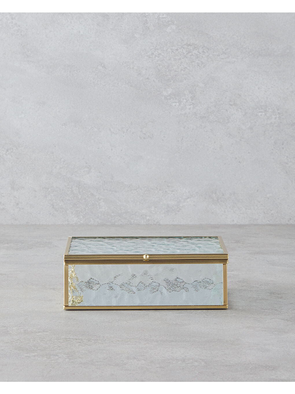 English Home Sari Fancy Dekoratif Kutu 18x12x7 cm Gold