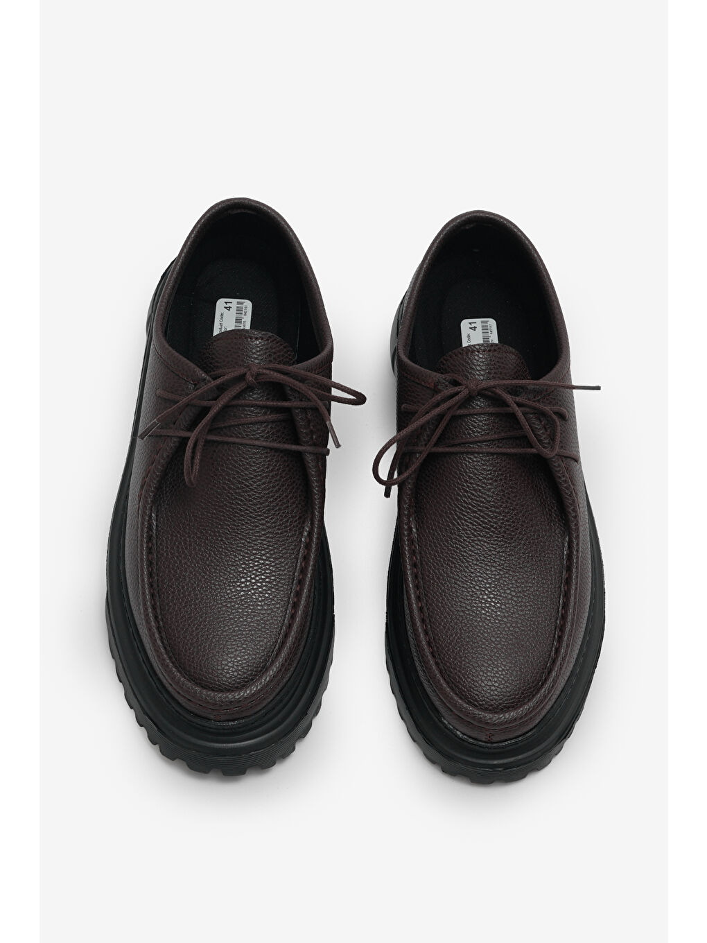 Kahverengi Erkek Kahve Cilt Rahat Kalıp Erkek Klasik Ayakkabı-1