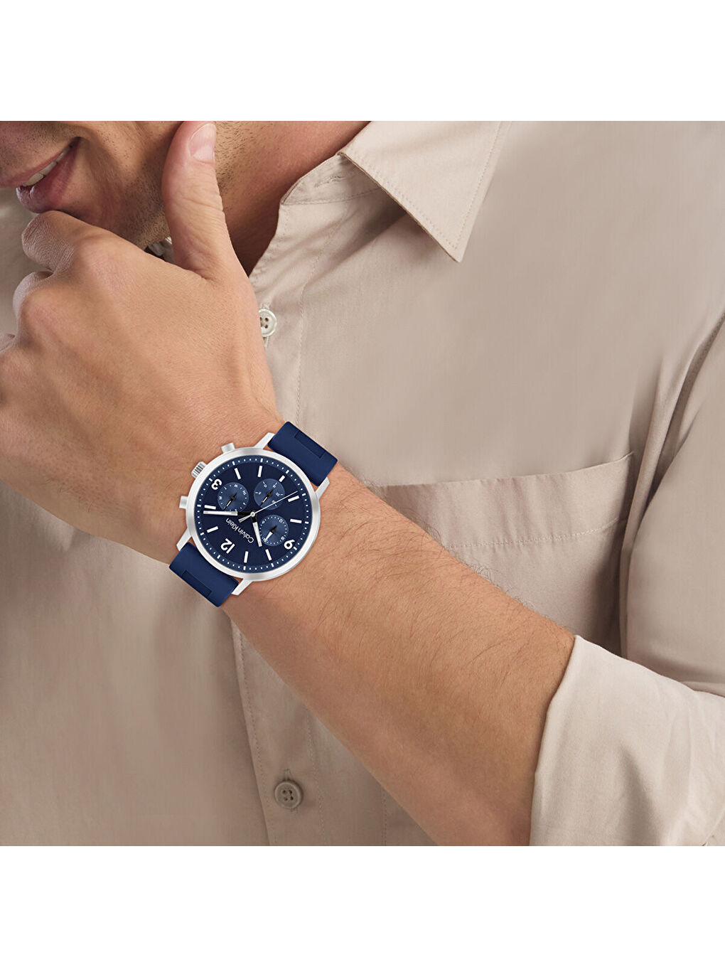 Lacivert CK25200460 Erkek Kol Saati-3