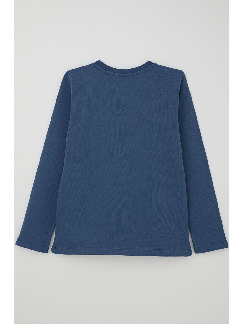 Erkek Çocuk Uzun Kollu Tişört Basic İndigo (5-14 Yaş)-2