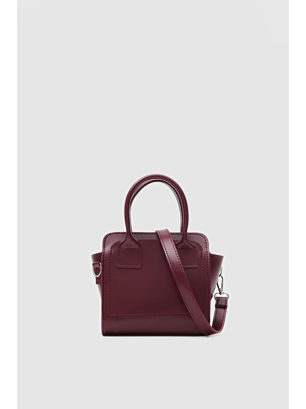 Simon El Ve Çapraz Çanta Bordo-1