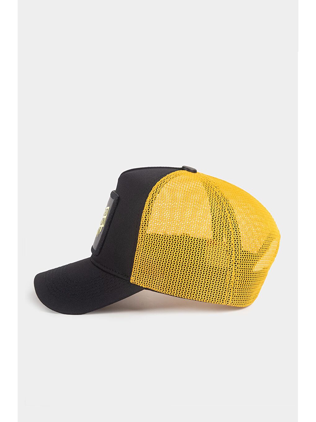 Limited Edition Logolu Siyah-Sarı Trucker Şapka-3