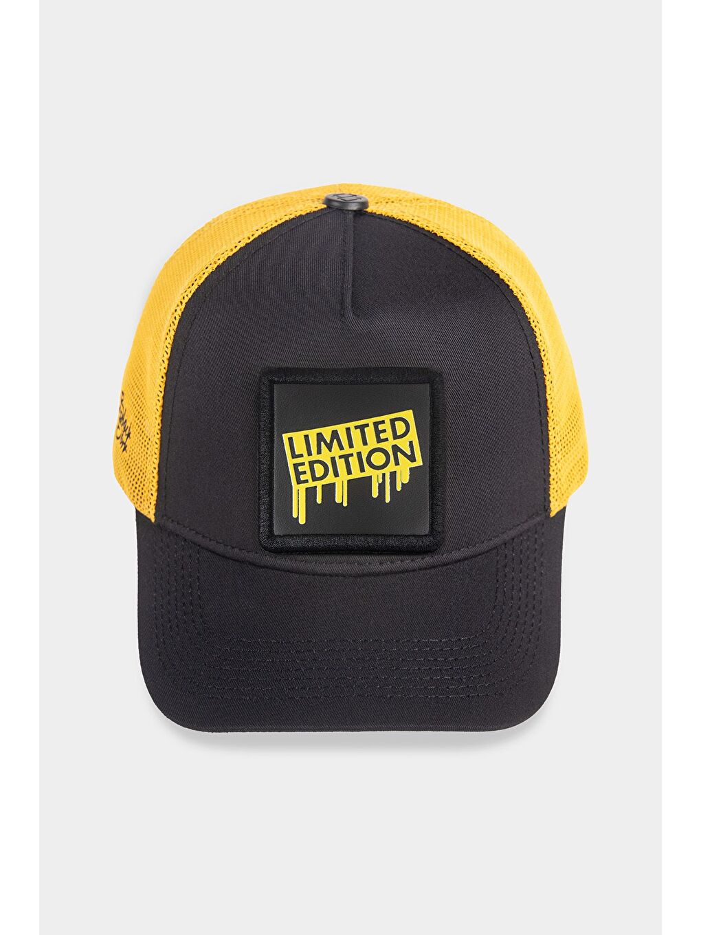 Limited Edition Logolu Siyah-Sarı Trucker Şapka-4