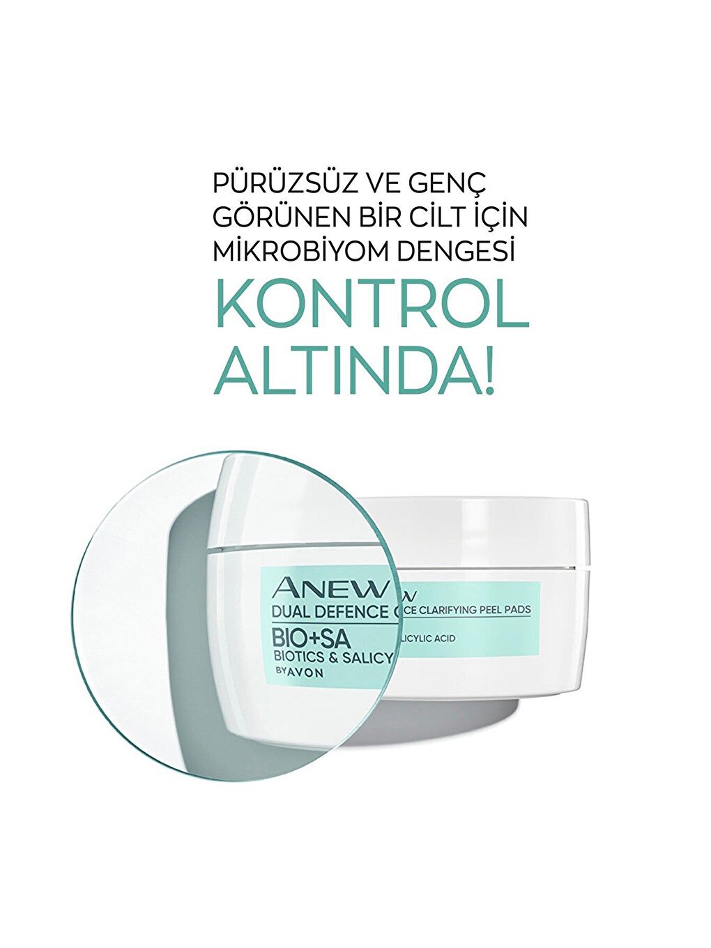 AVON Renksiz Anew Dual Defence Peeling Etkili Pedler 30 Adet - 1