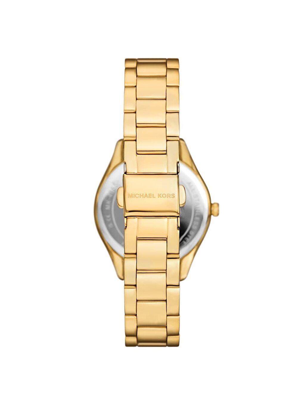 Sarı MK4849SET Kadın Kol Saati Kolye ve Küpe Seti-2