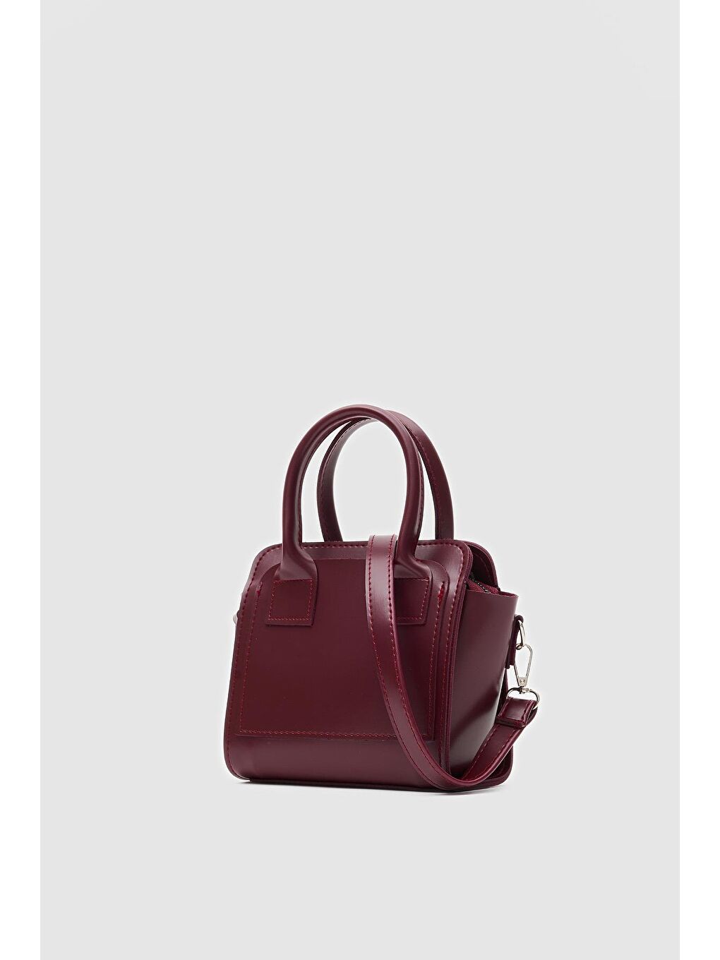 Simon El Ve Çapraz Çanta Bordo-5