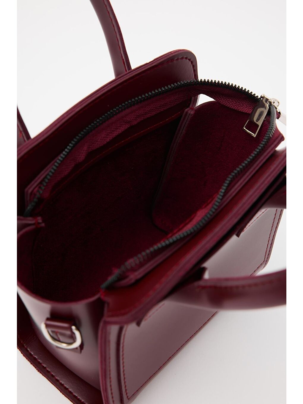 Simon El Ve Çapraz Çanta Bordo-7