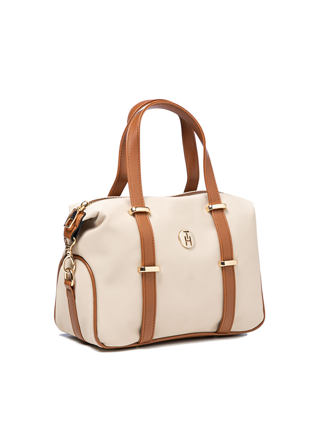 Kahverengi Kadın Omuz Çantası TH-YK12205 Krem-Taba-5