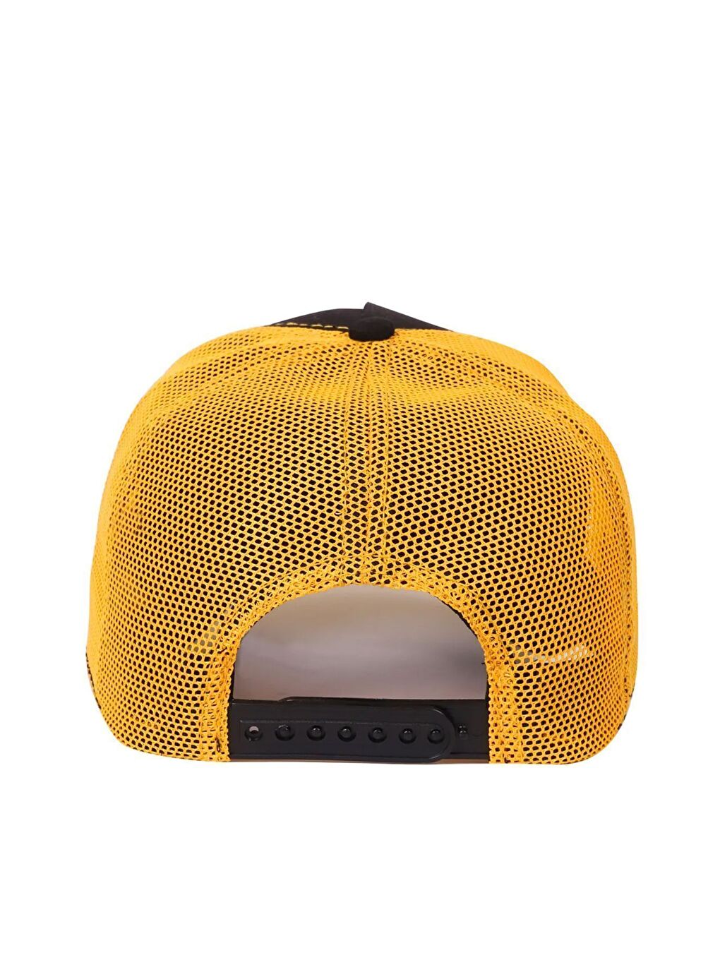 Kirpi Logolu Siyah-sarı Trucker Şapka-4