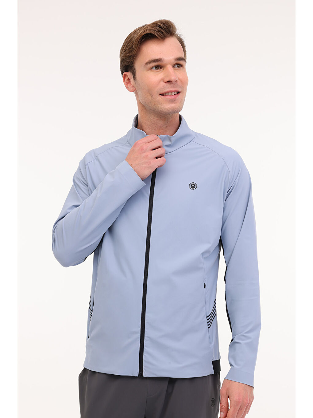 ML CRIS 18NS284 5FX Mavi Erkek Eşofman Üstü-5